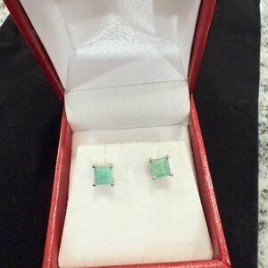 Emerald Stud Earrings